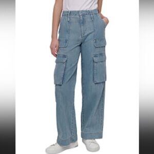 DKNY Light Blue  Cargo Jeans size 28